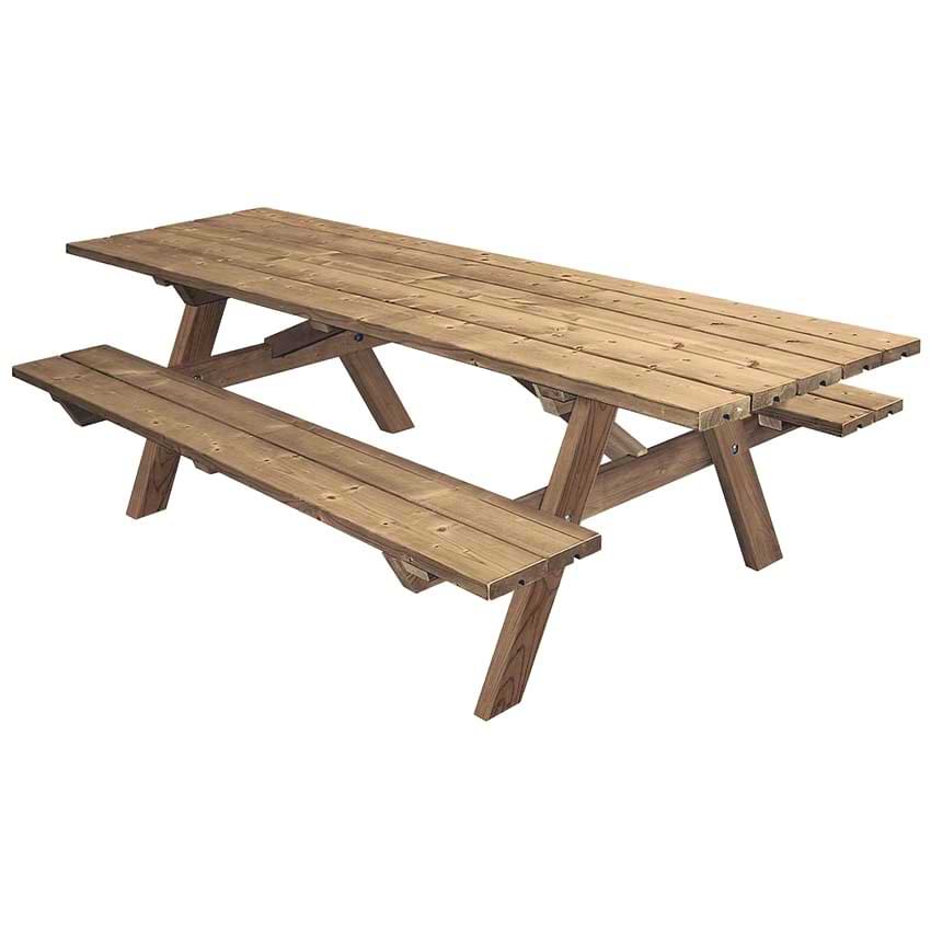 Table pique-nique bois modèle Garrigue - Version PMR