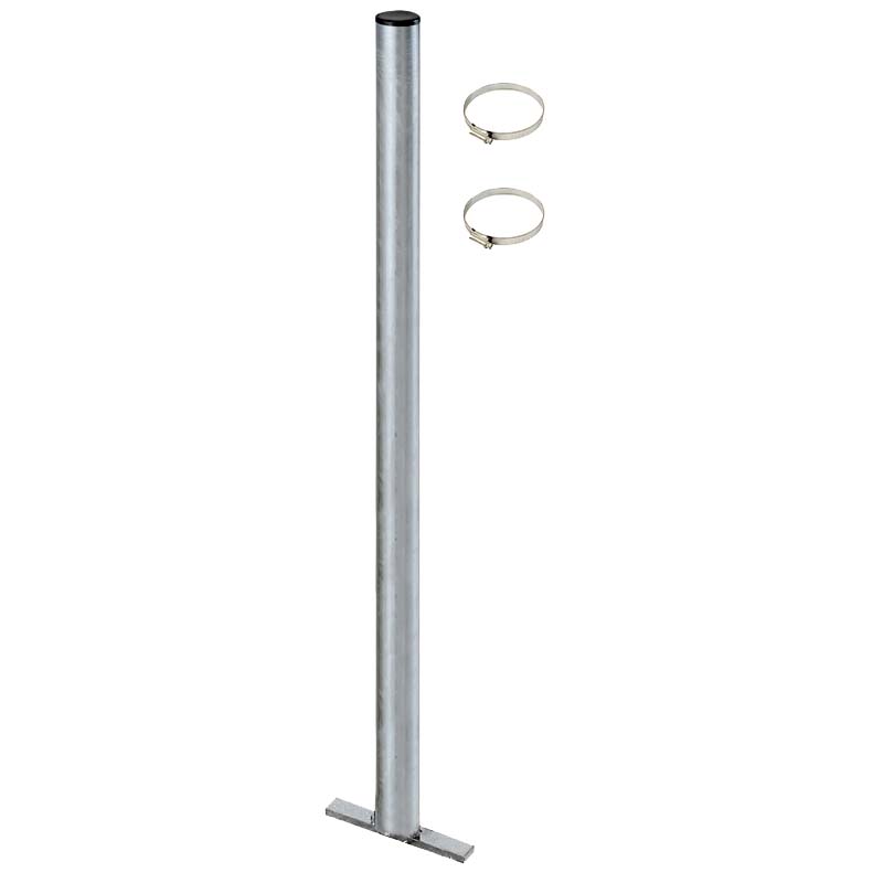 Poteau D. 60 mm X H. 150 cm + Colliers de fixation