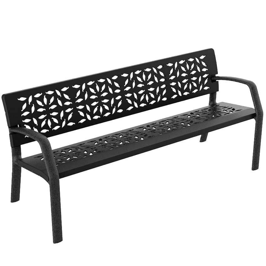 Banc public fonte modèle Macon - L. 1700 mm
