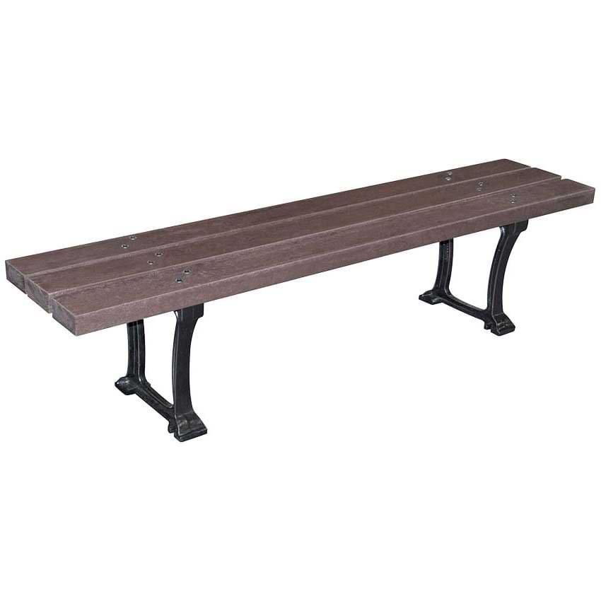 Banquette Morlaix - Lames recyclées marron