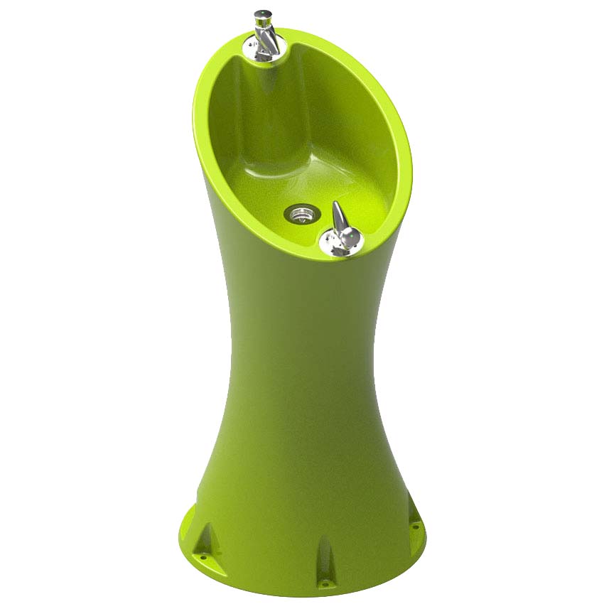 Fontaine à eau extérieure Rivus - Vert acide RAL 1026