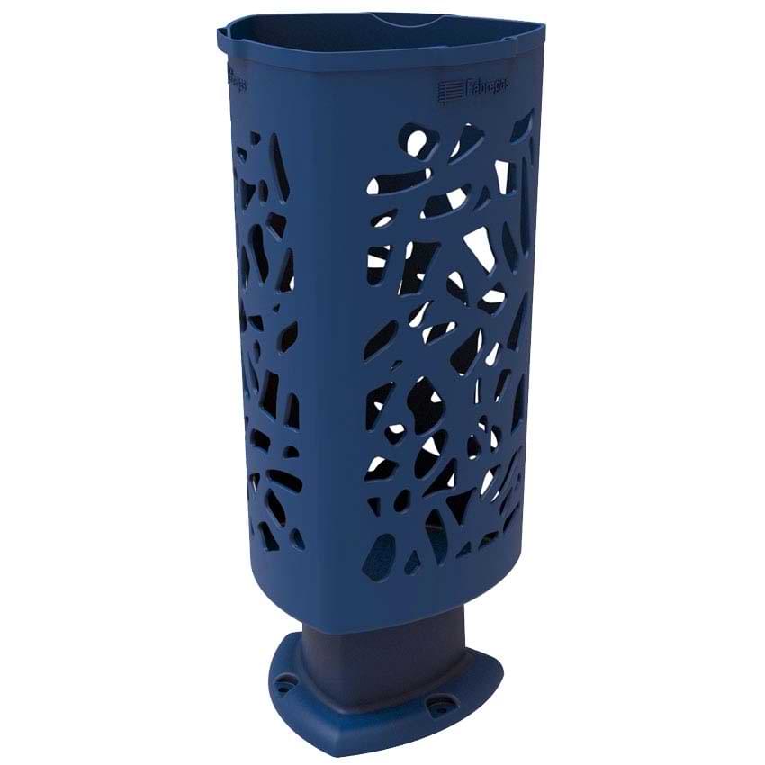 Corbeille Raffia PEHD 57L - Bleu RAL 5005