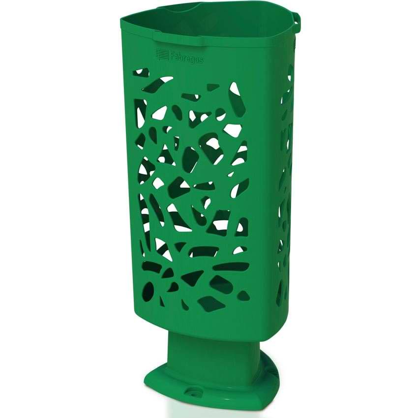 Corbeille Raffia PEHD 57L - Marron RAL 8017