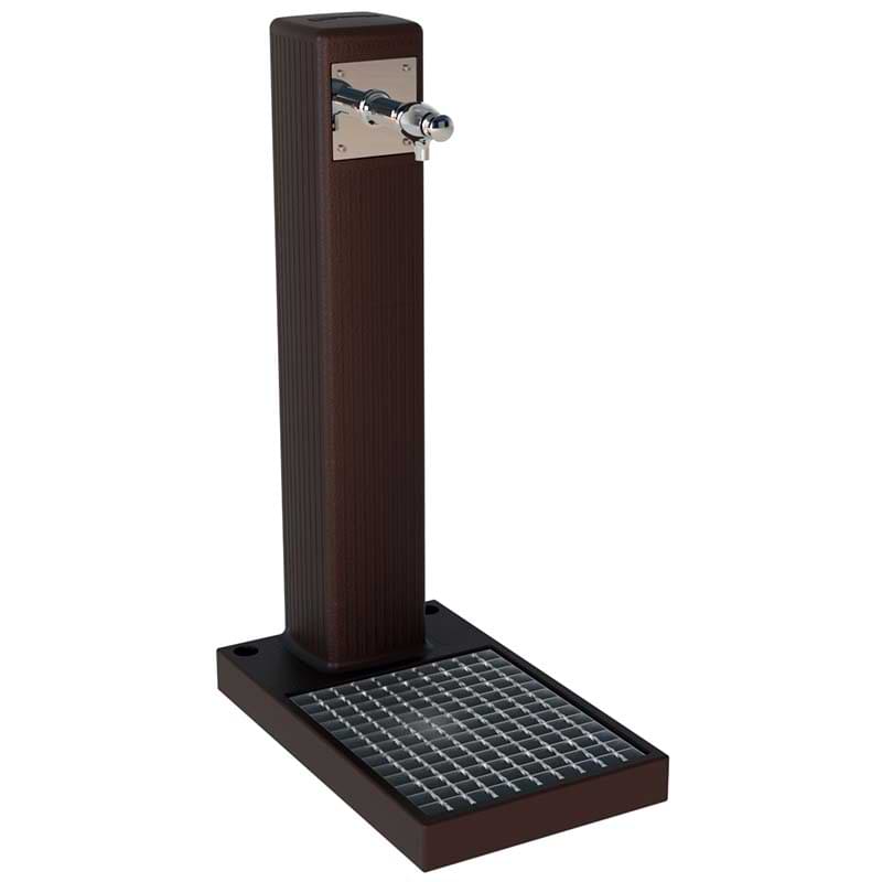 Fontaine de ville polyéthylène Vienne - Corten RAL 8017