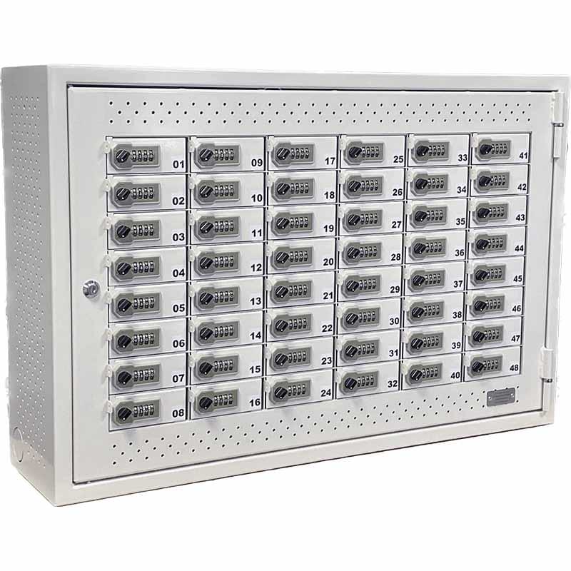 Armoire recharge smartphones mural - 48 casiers