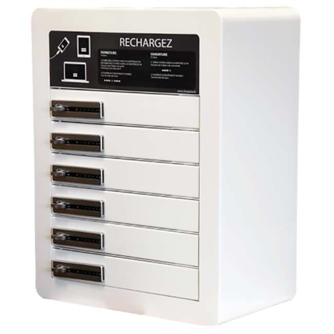 Armoire recharge smartphones - tablettes - PC - 6 casiers