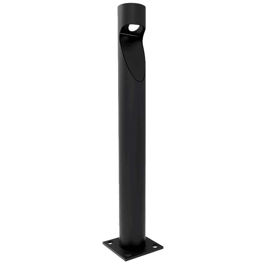 Borne d'éclairage LED 15W D. 114 X 1000 mm - Noir