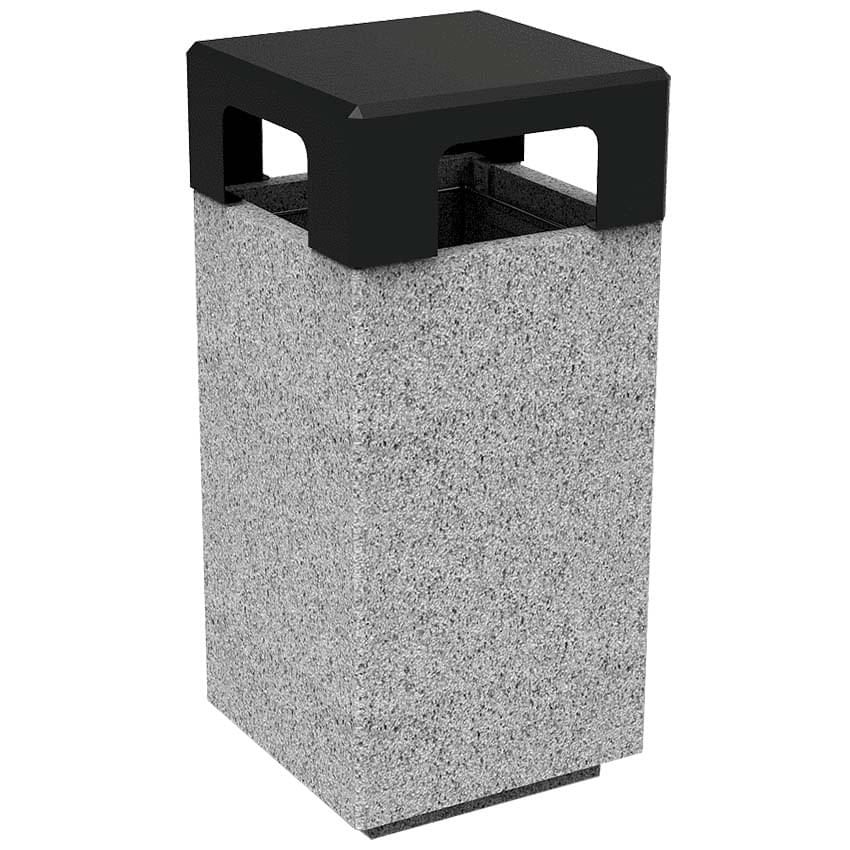 Corbeille extérieure béton Tours - Modèle standard