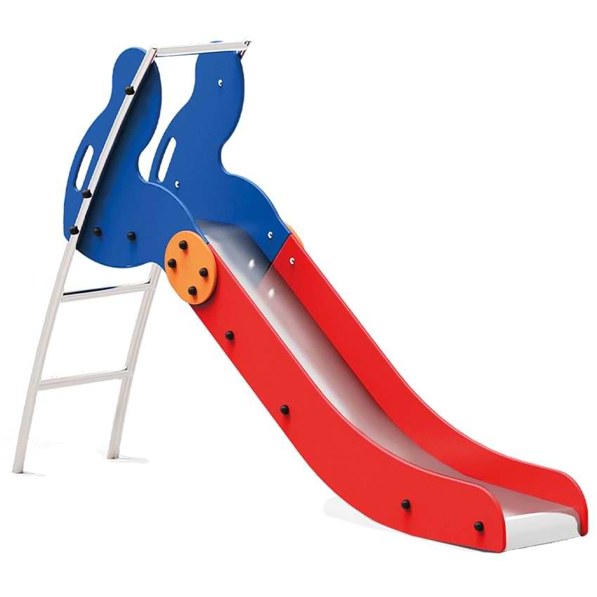 Toboggan Gliss' Inox & PEHD - Hauteur 1 m