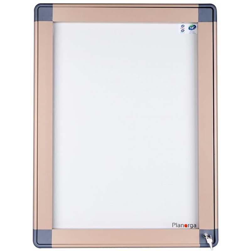 Vitrine extérieure NF - Porte battante - Format 4 A4