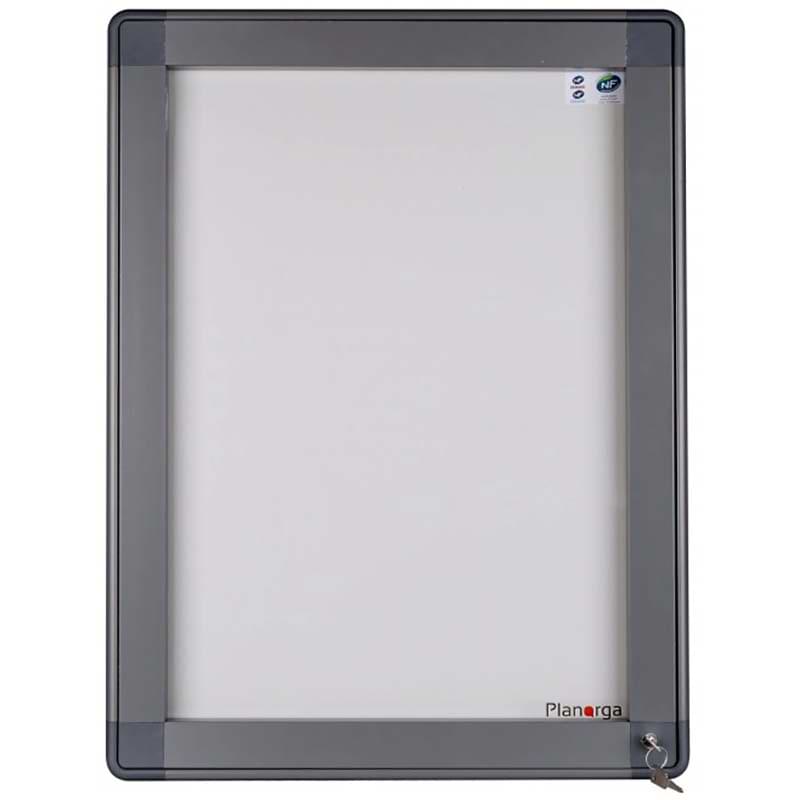 Vitrine murale coins arrondis - Bleu RAL 5000