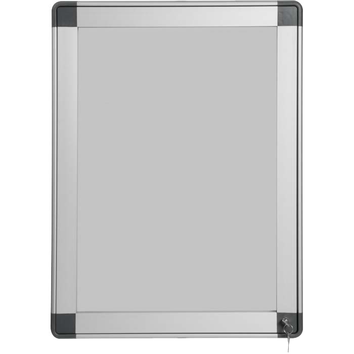 Vitrine murale coins arrondis - Bleu RAL 5000