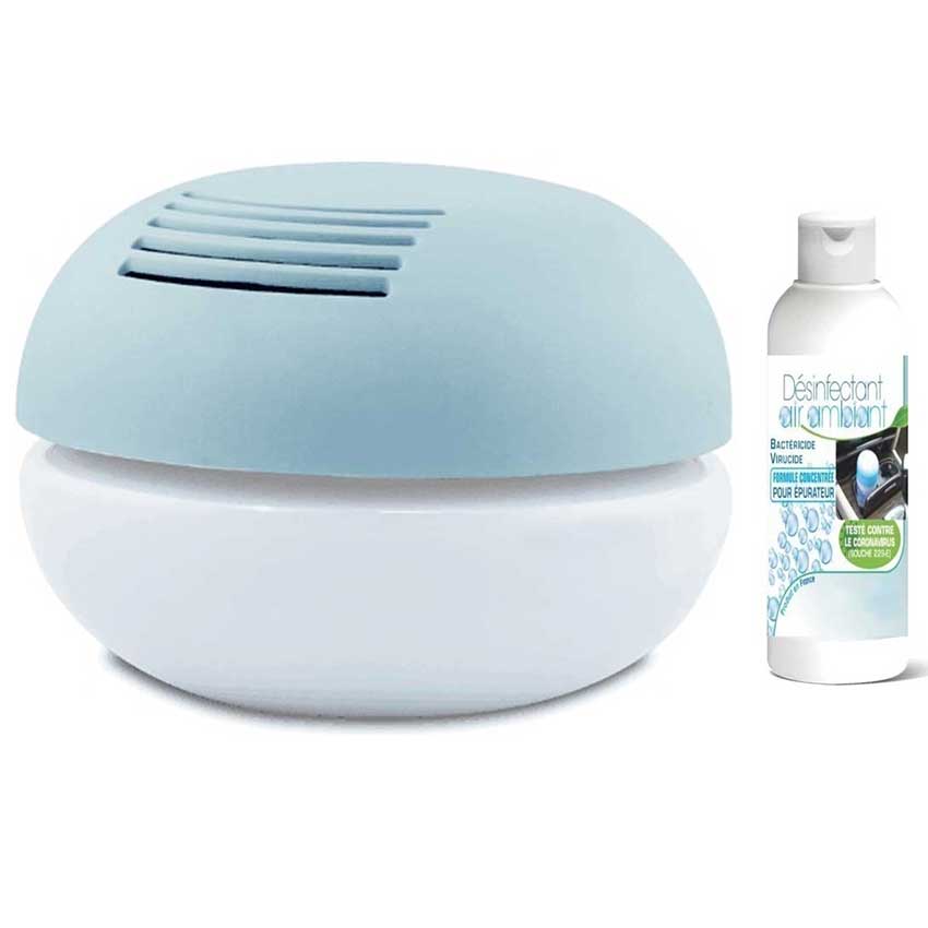 Purificateur d'air + 1 désinfectant - jusqu'à 75 m²