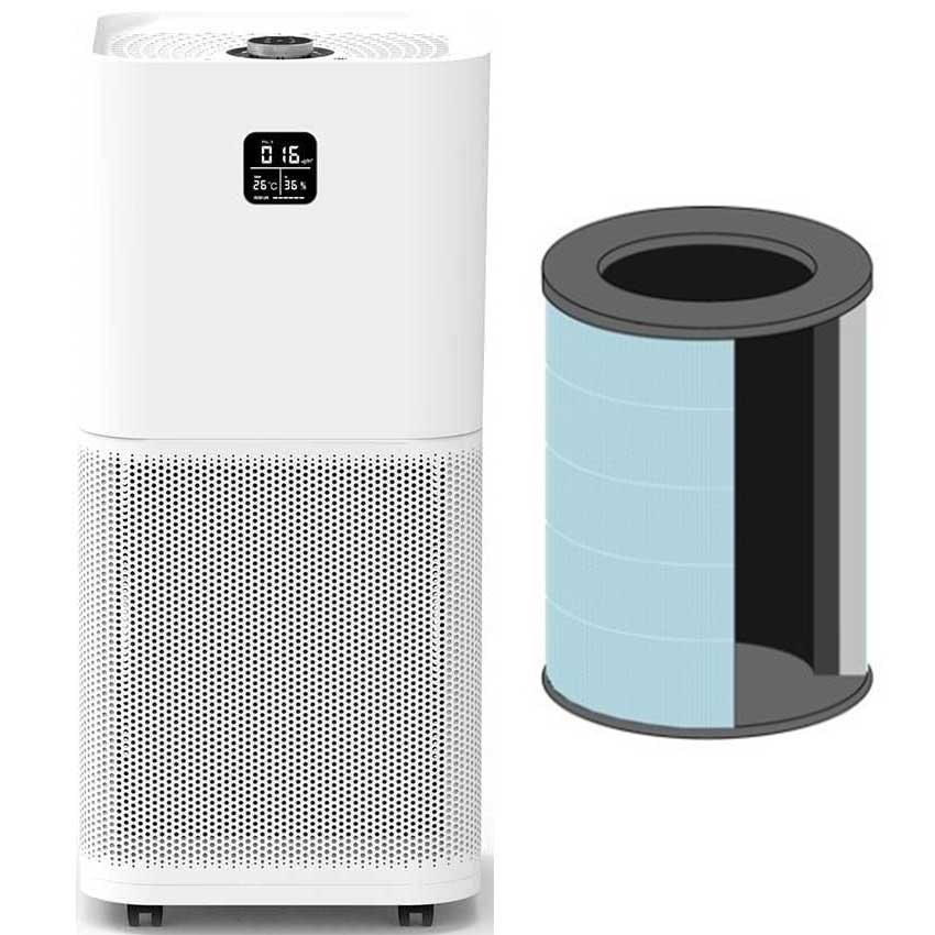 Purificateur d'air + 1 filtre - jusqu'à 300 m²