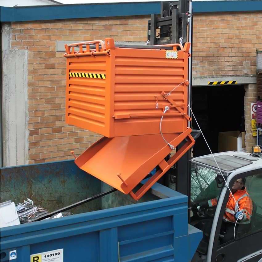 Benne à fond ouvrant - Vert