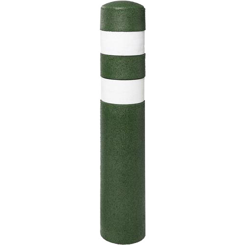 Borne caoutchouc recyclé - Noir marbré de gris