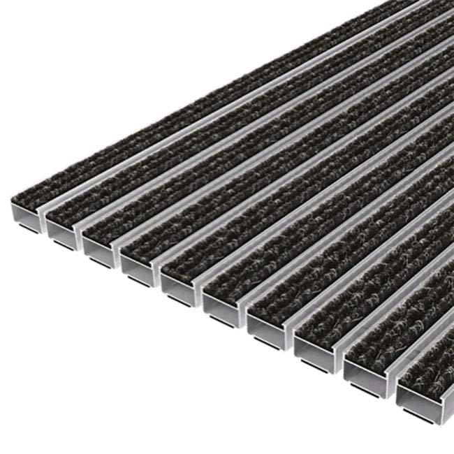 Tapis intérieur structure aluminium First H. 17 mm (Prix au m²)