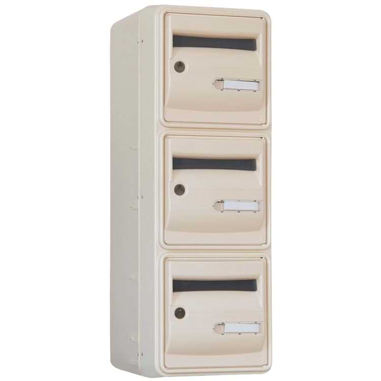 Bloc BAL Océan 2 colonnes X 3 cases (B6) - Gris brun