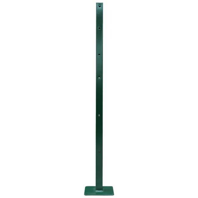Pied 50 X 50 mm sur platine + Fixation (2 nécessaires pour B4 / B6) - Vert RAL 6005