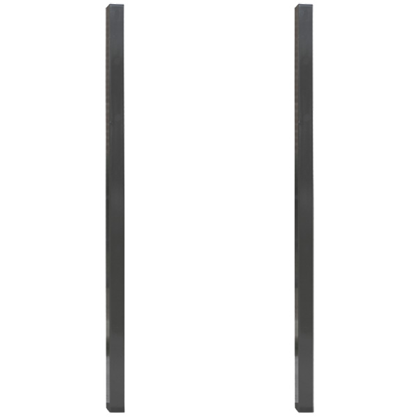 Poteaux pour bloc BAL à sceller - Finition peinture RAL 7024 (La Paire)