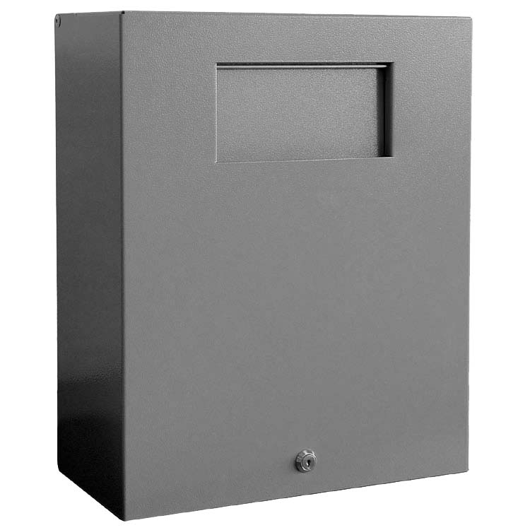 Poubelle murale anti-feu - 40 litres