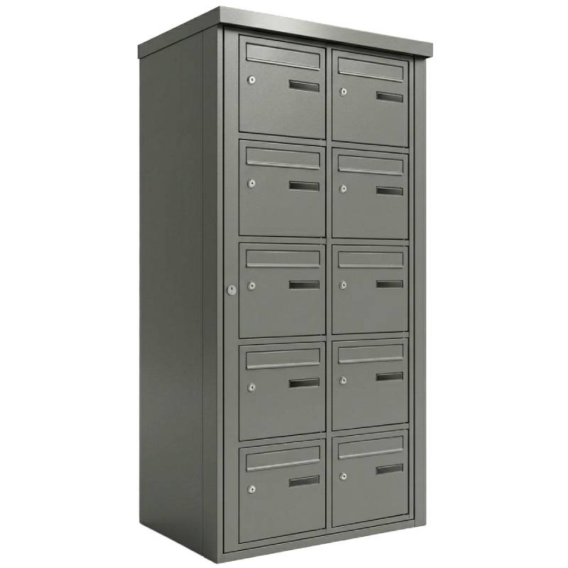 Bloc collectif boîtes aux lettres Oméga extérieur