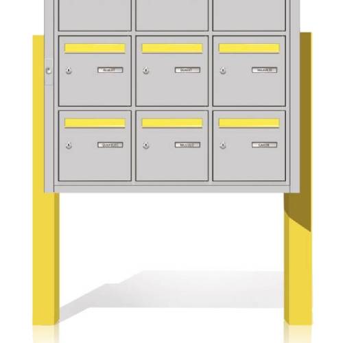 Option : Poteaux pour Bloc BAL Oméga 80 X 40 mm (Paire)