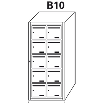 Bloc BAL Rivoli - 2 colonnes X 5 cases (B10)