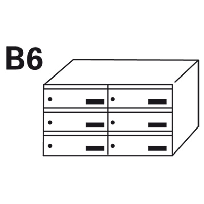 Bloc BAL Crepon - 2 colonnes X 3 cases (B6)