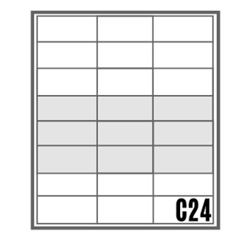 Bloc BAL Origami - 3 colonnes X 8 cases (C24)