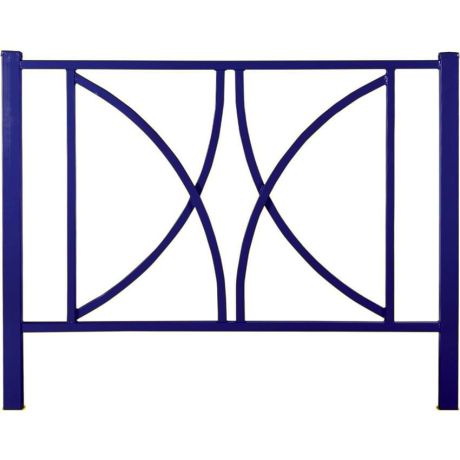 Barrière Vauban L. 150 cm - Bleu RAL 5010