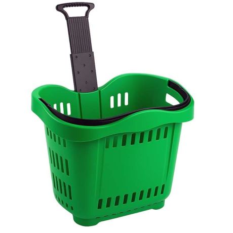 Panier 43L sur roulettes - Vert