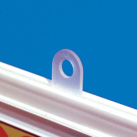 Accroche PVC pour profil porte-affiche