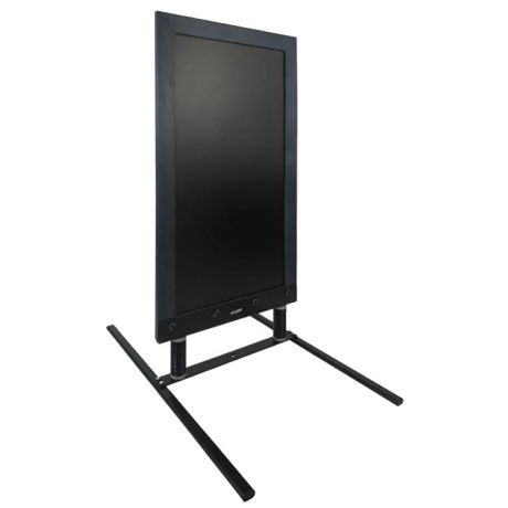 Panneau trottoir sur pieds ressorts - Cadre anthracite