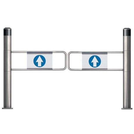 Exemple d'installation double portillon