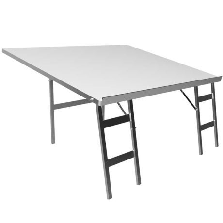 Table de cuisine en aluminium Midland Pliant Laki