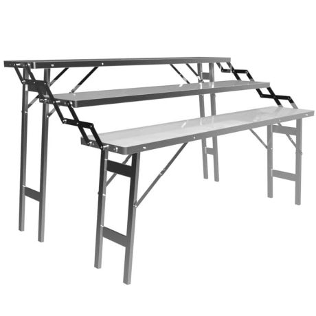 Table marché alu - La table pliante en aluminium