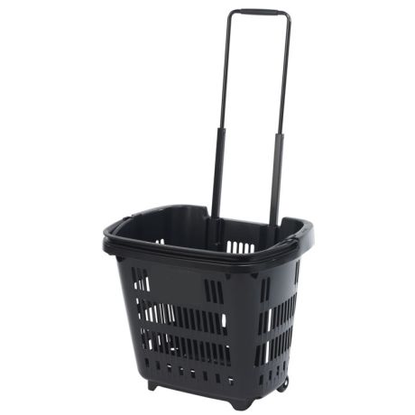 Panier sur roulettes 34 litres plastique recyclé
