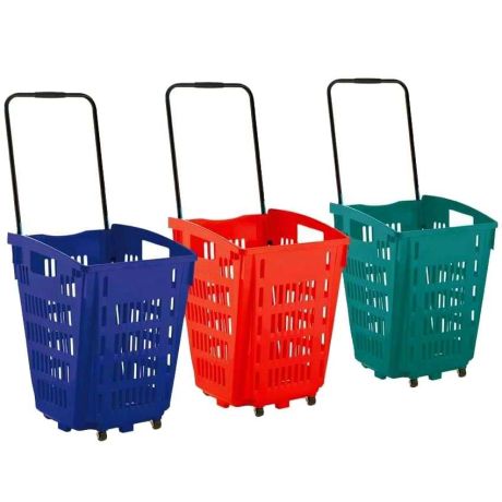 Panier sur roulettes XXL 52L 360°