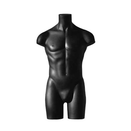 Buste mannequin homme noir