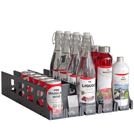 Poussoir à ressort - Spécial canettes & bouteilles Poussoir à ressort - Spécial canettes & bouteilles