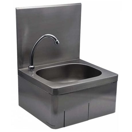 Lave-mains à jupe inox