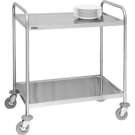 Chariot desserte inox