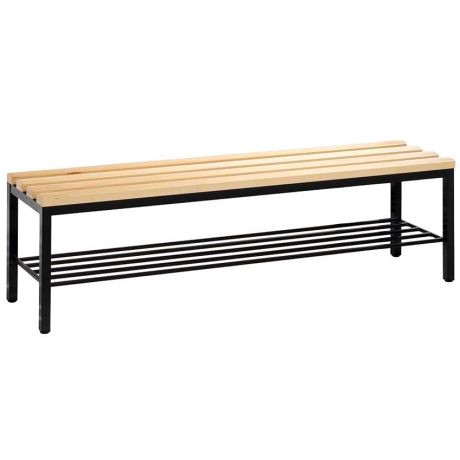 Banc simple avec grille chaussures 1500 mm