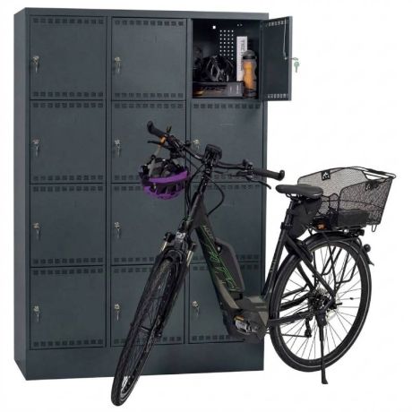 Armoire casiers alimentées pour recharge batterie