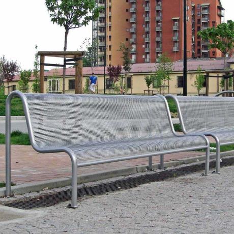 Banc tôle perforée galvanisé Menton Banc tôle perforée galvanisé Menton