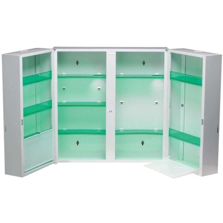 Armoire à pharmacie 2 portes - Vue ouverte
