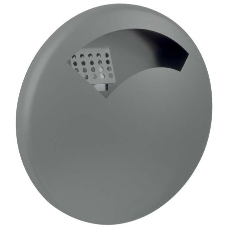 Cendrier mural Disco - Gris RAL 9022