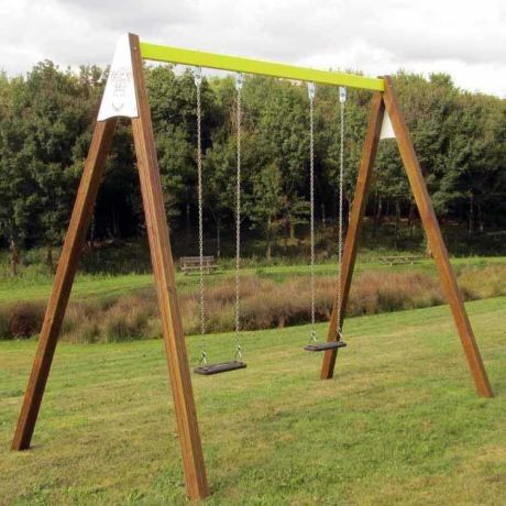 Balançoire de jardin public, balançoire pour aire de jeux, balançoire de  collectivité - Net Collectivités