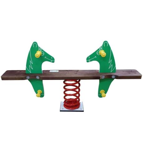 Jeu sur ressort 2 places Cheval